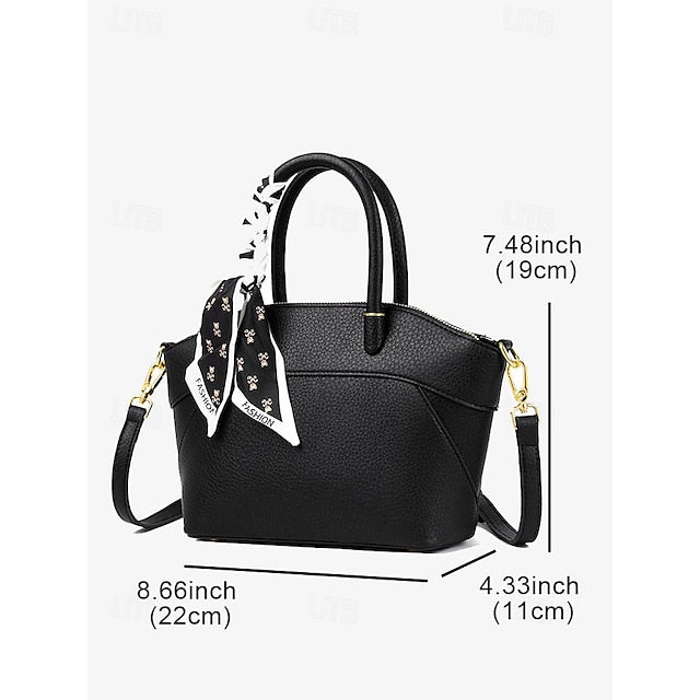 Daily Holiday Handbag Bag Office PU Leather Bucket