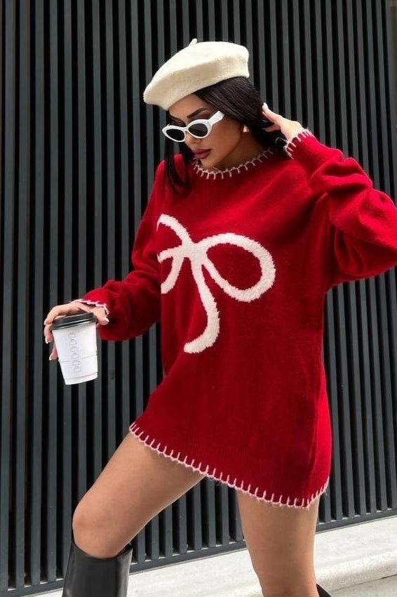 Pullover Bow Detail Sweater 7
