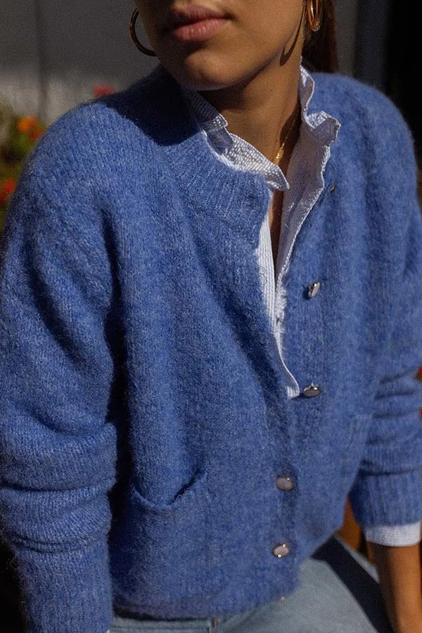 Falling for You Relaxed Cardigan with Pocket for Comfort