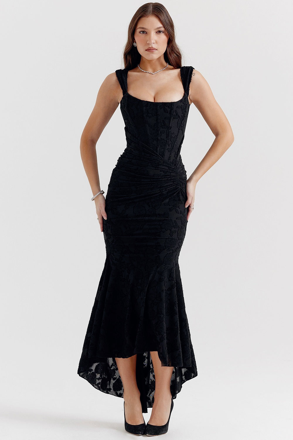 Sultry Bustier Slip Dress
