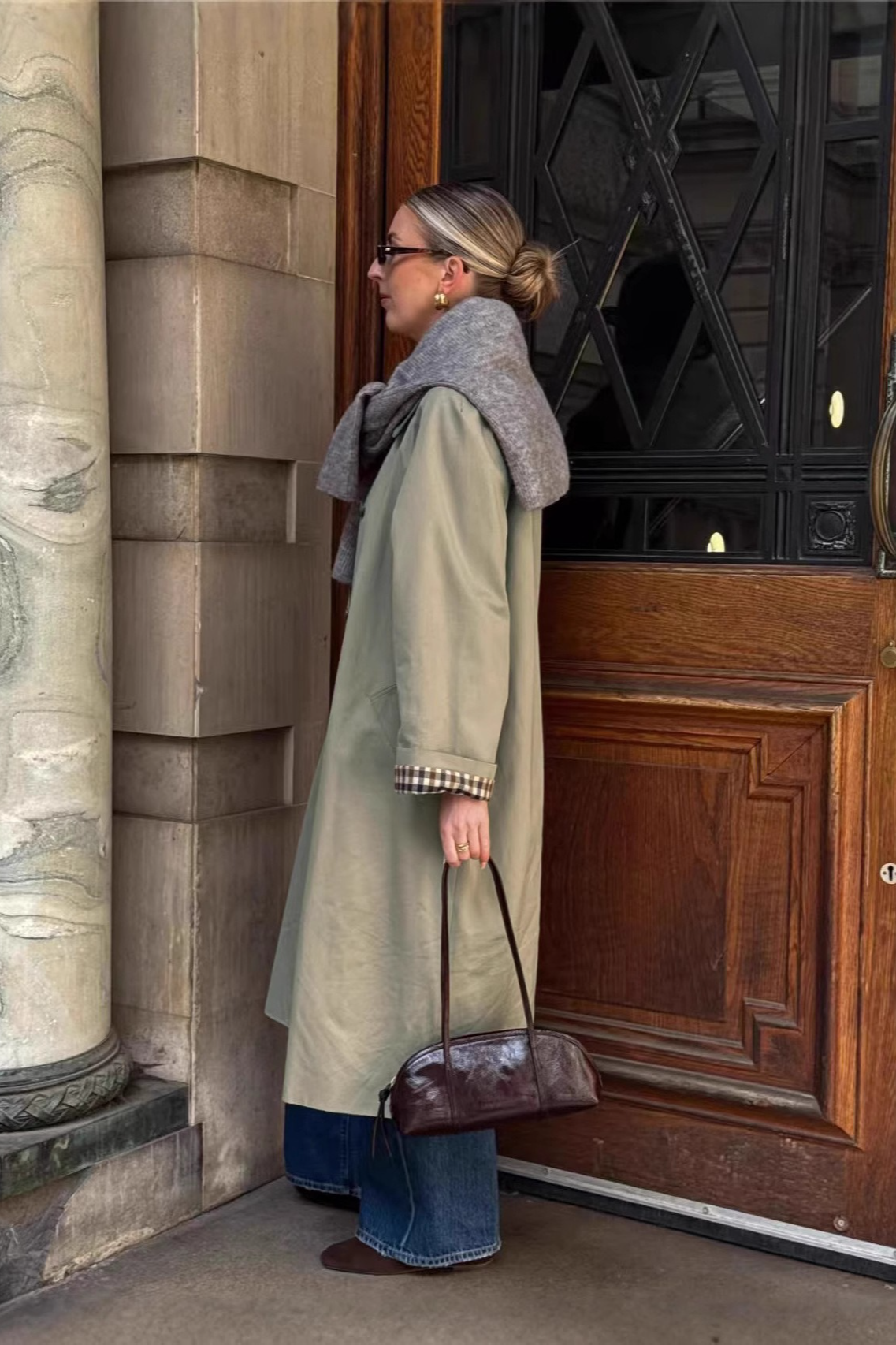 Petite Mid Length Minimalist Relaxed Stylish Overcoat - Fashionpara