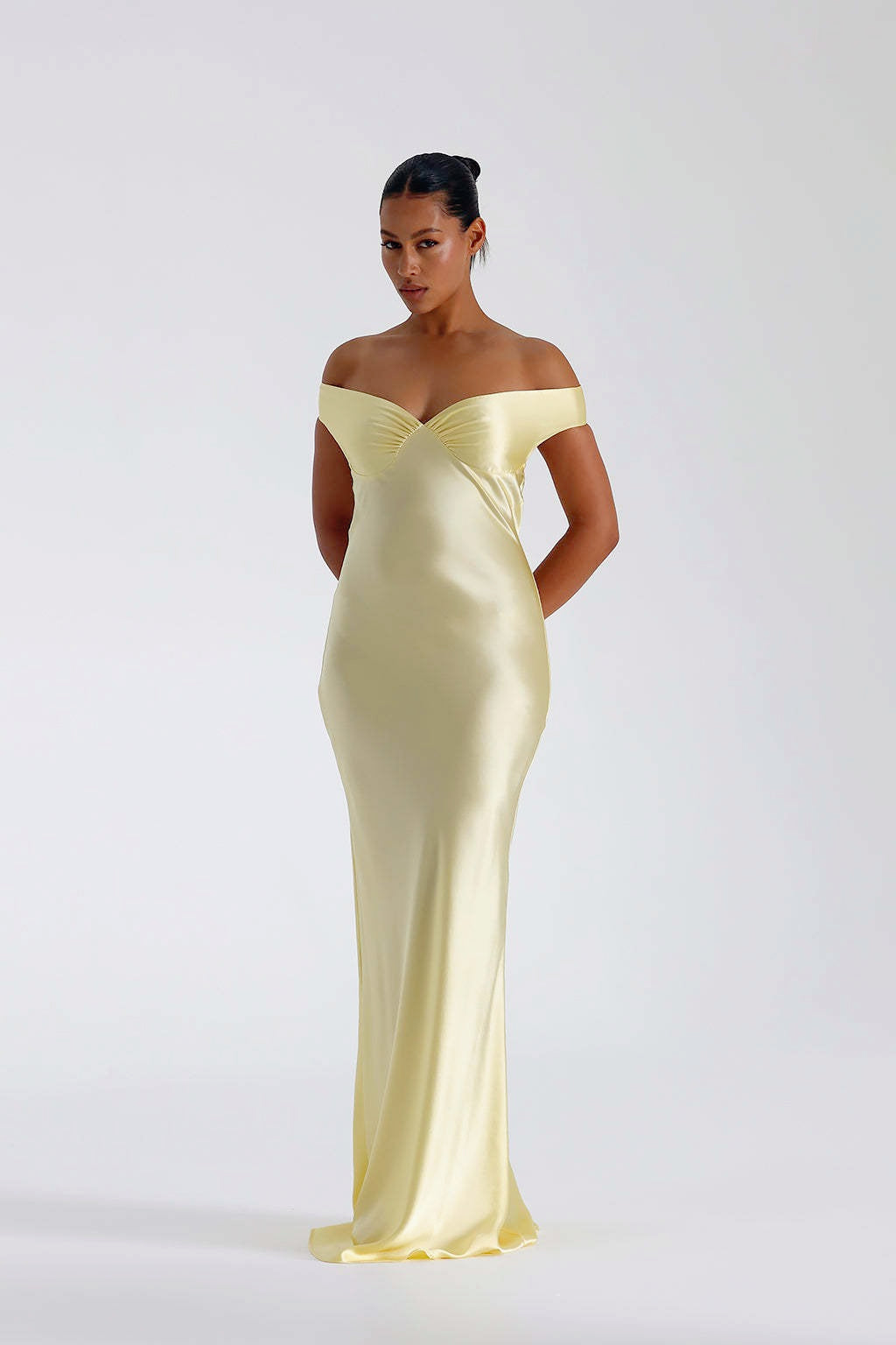 Satin Mermaid Party Dress - Fashionpara