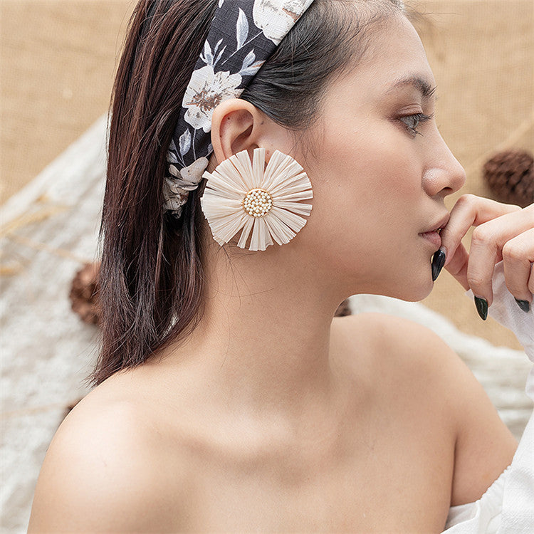 Raffia Earrings