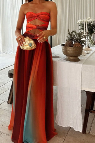 Sexy Ombre Beach Dress