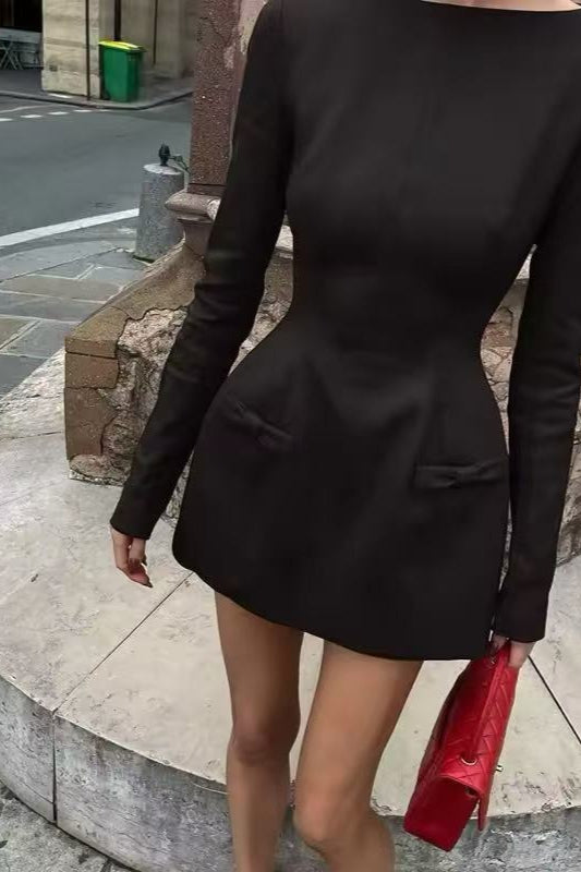 Bow Waist Detail Party Dress - Fashionpara