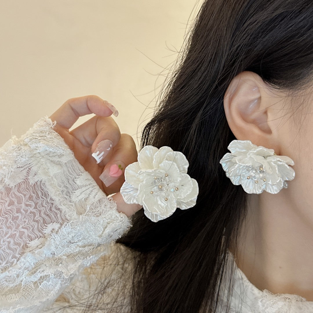 3D Flower Earrings