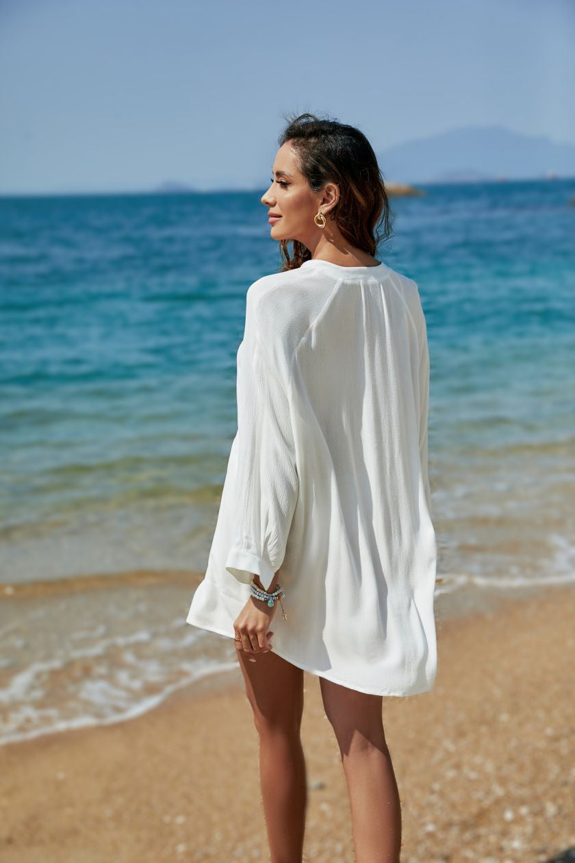Chic PrincessAce Casual Cardigan for Effortless Beach Style