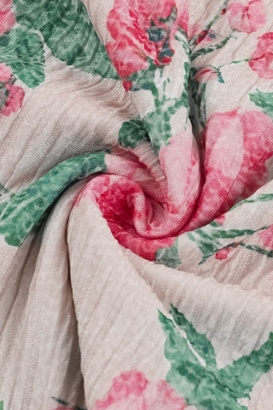 Elegant Floral Print Long Sleeve Bodycon Maxi Dress