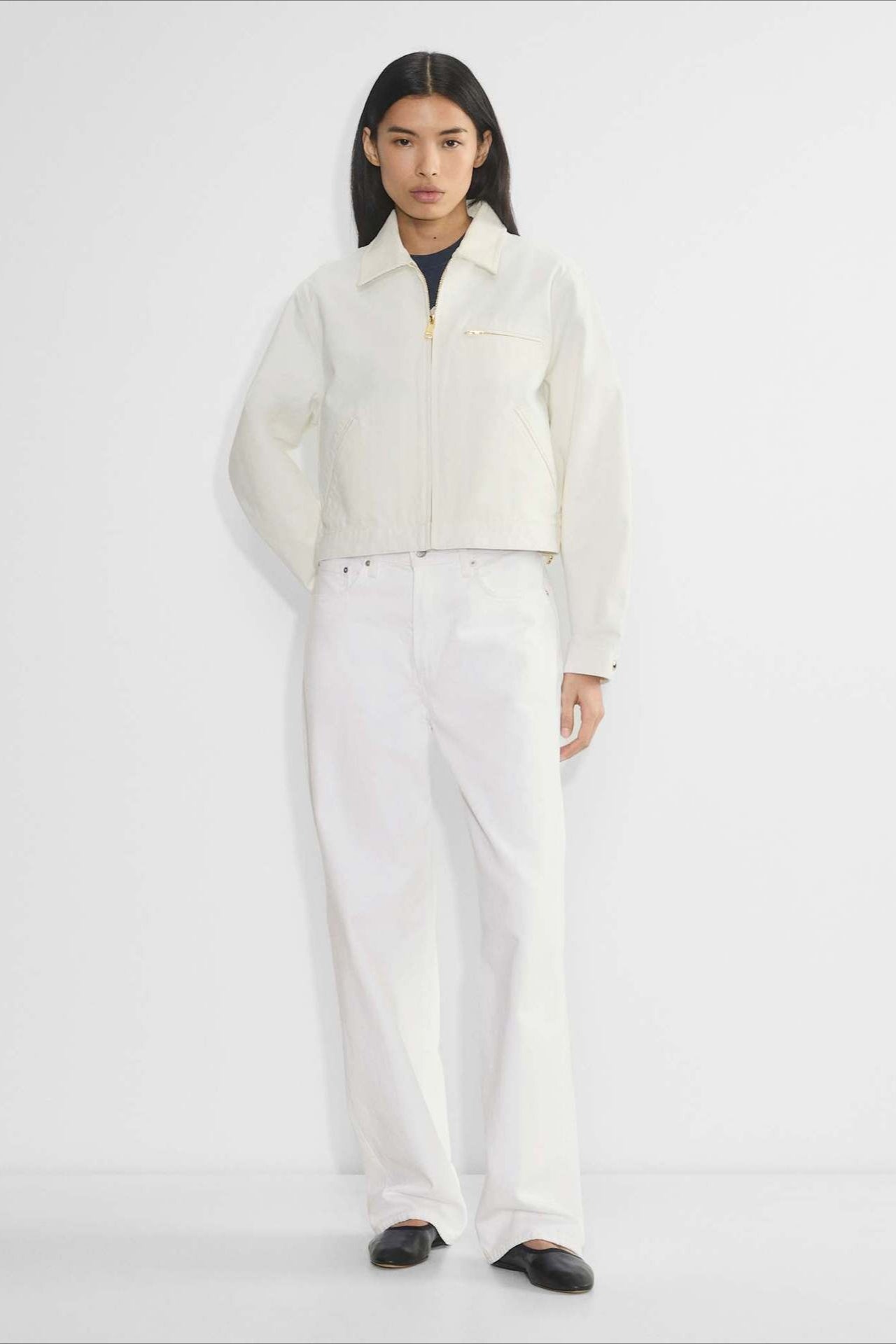 American Vintage Utility Cropped Coat - Fashionpara