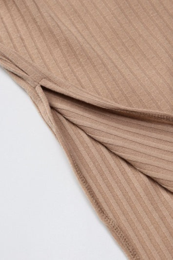 One Shoulder Split Sweater Dress 5