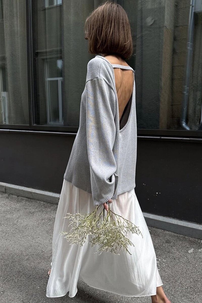 PrincessAce Off-Shoulder Knit Sweater for Effortless Style