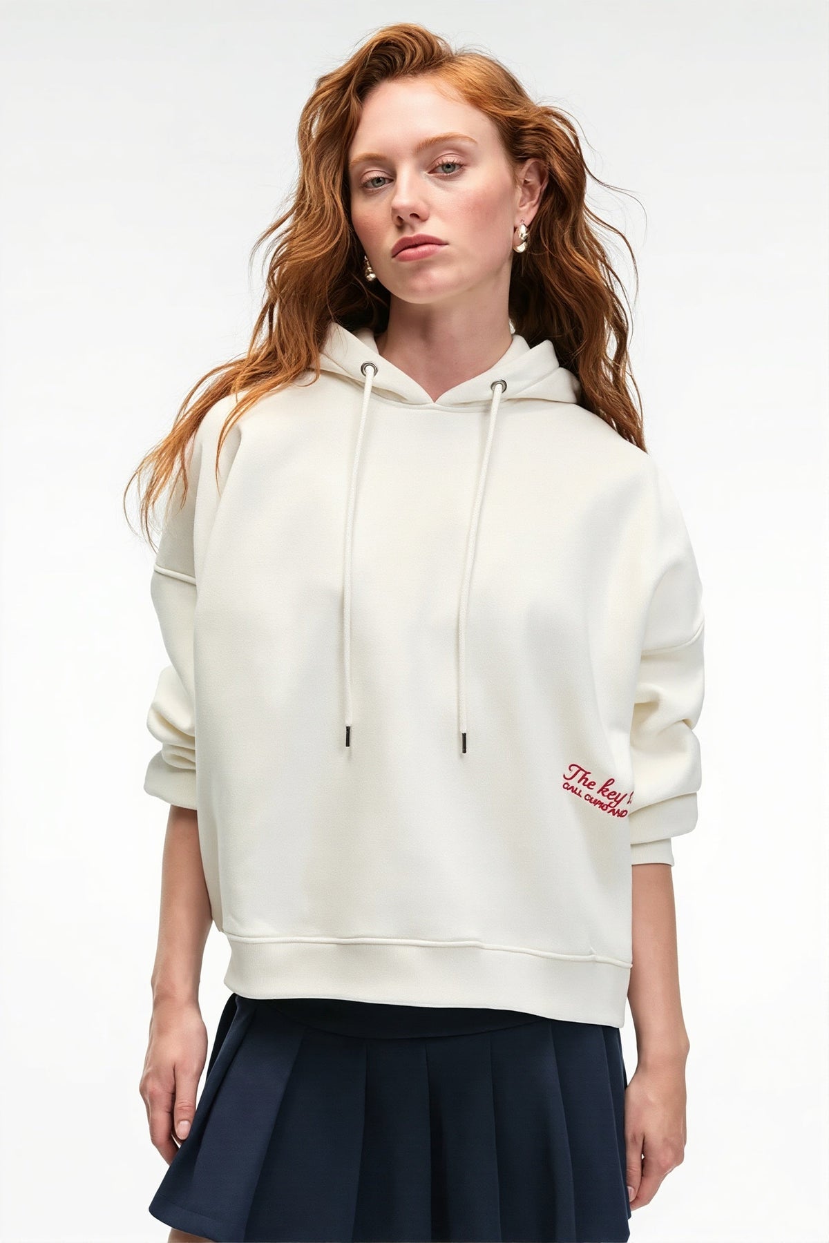 Heart Lock Graphic Oversized Pullover Hoodie 2
