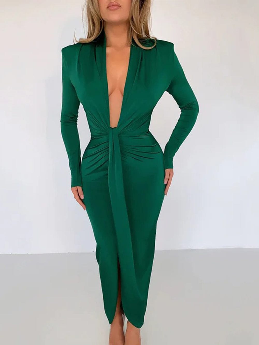 Bodycon Midi Dress - Fashionpara