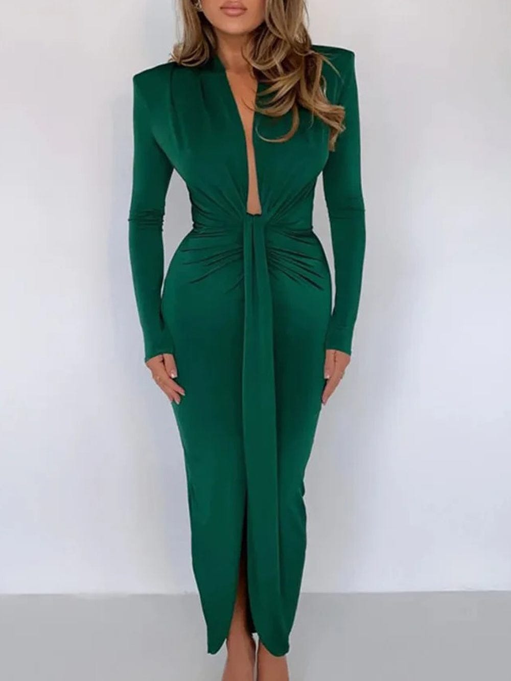 Bodycon Midi Dress - Fashionpara