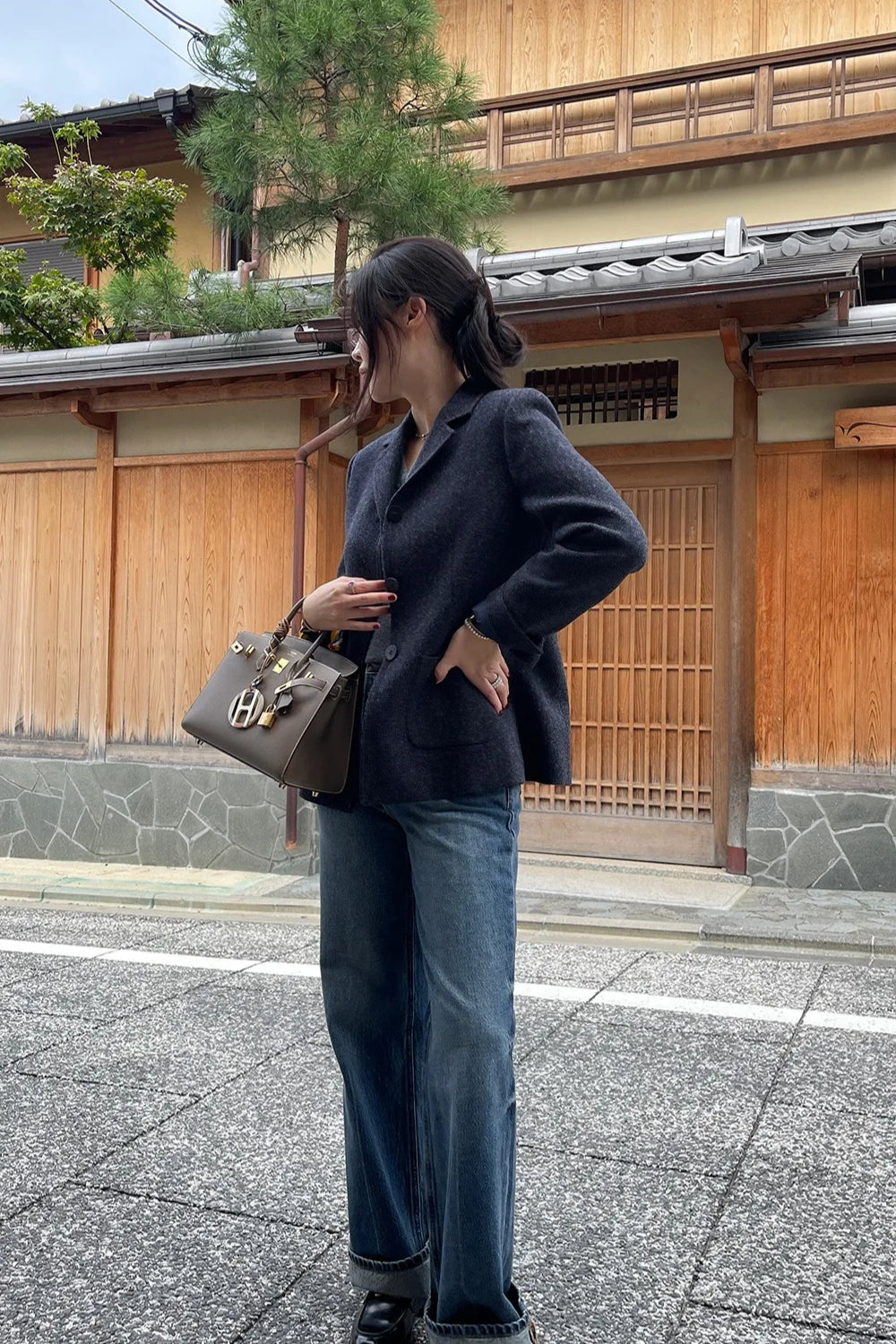 Slim Wool Coat Blazer - Fashionpara