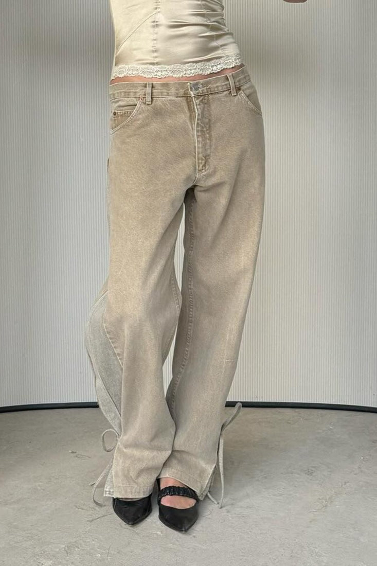 Vintage High-Waist Straight-Leg Jeans