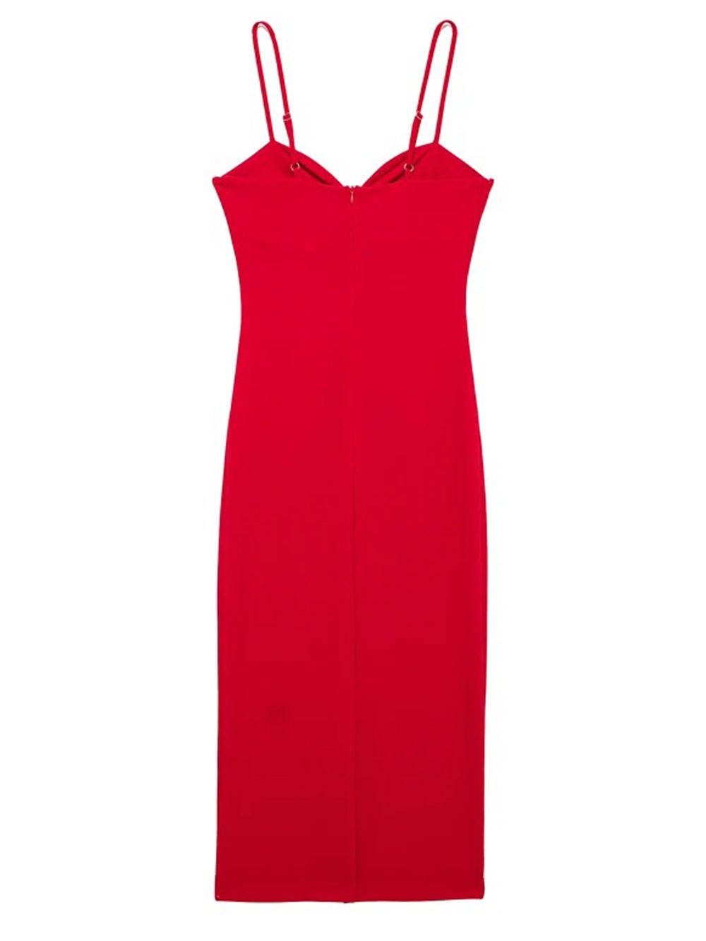 Backless Midi Dress - Fashionpara