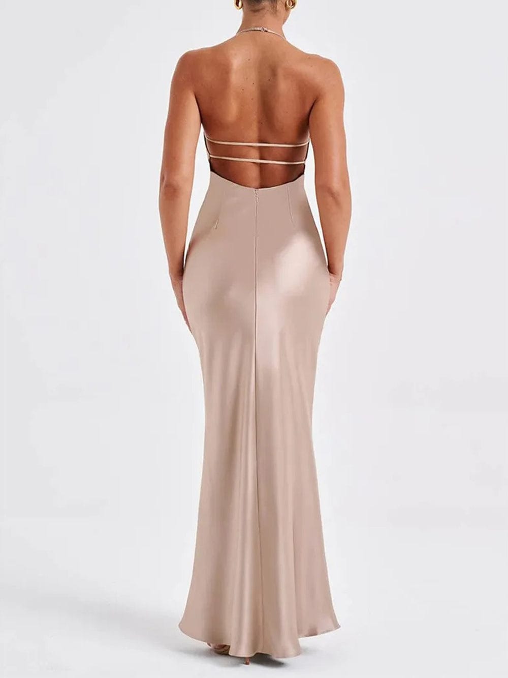 Bodycon Backless Maxi - Fashionpara