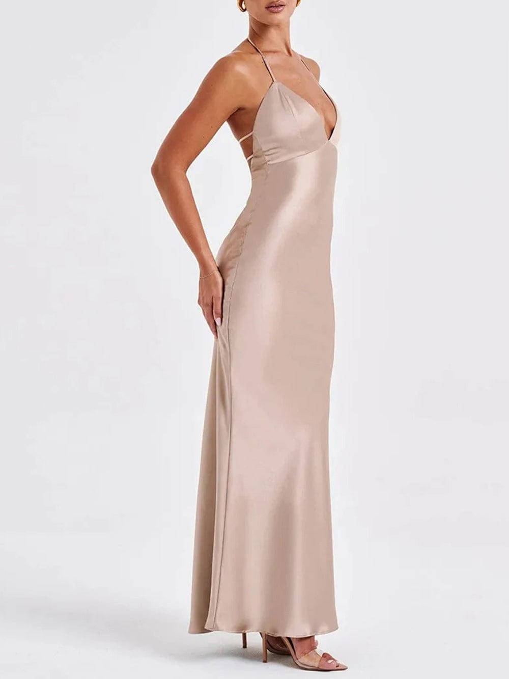 Bodycon Backless Maxi - Fashionpara