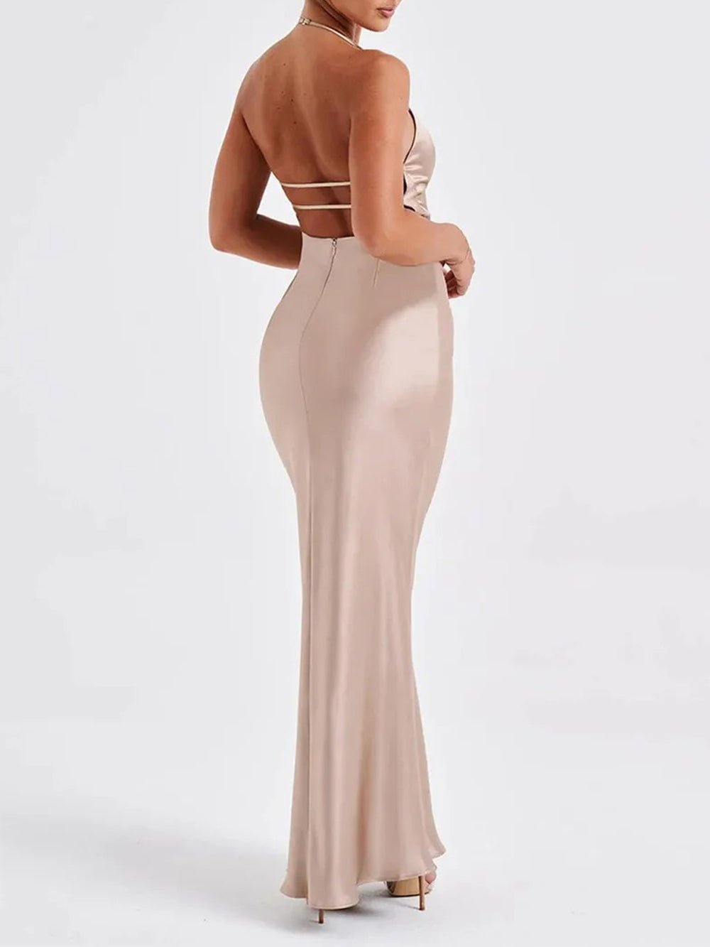 Bodycon Backless Maxi - Fashionpara
