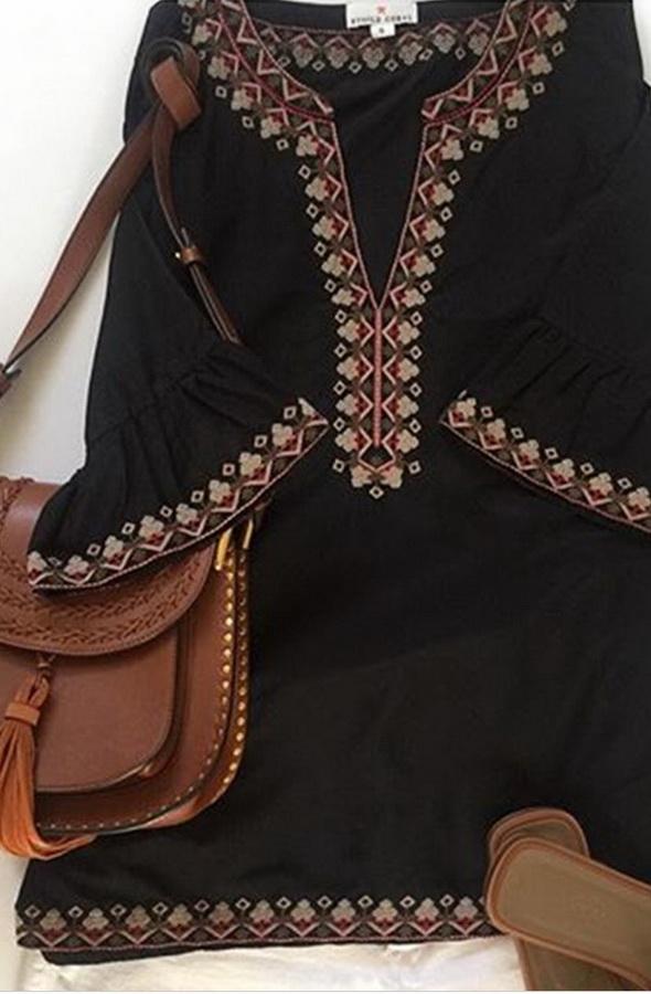 Polka Dot Printed Chiffon Dress with High Waist