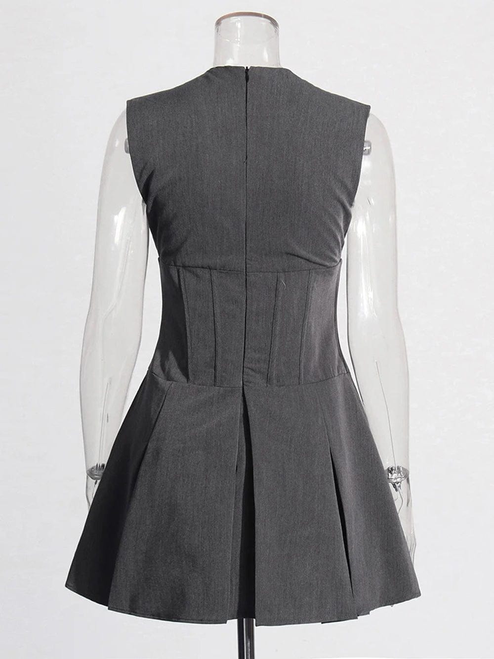 Sleeveless Mini Dress - Fashionpara