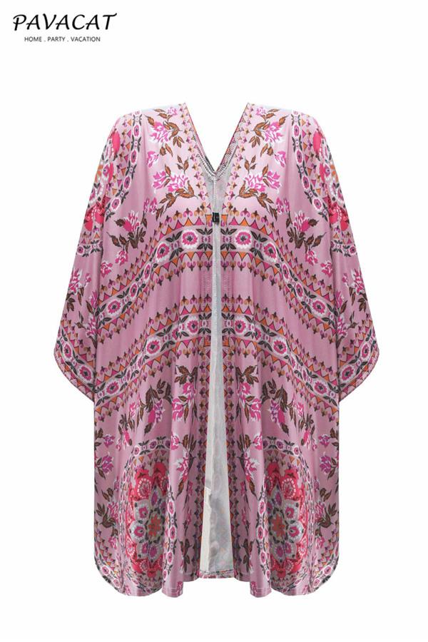 RadyRin Ethnic Irregular Short Cardigan for Effortless Style