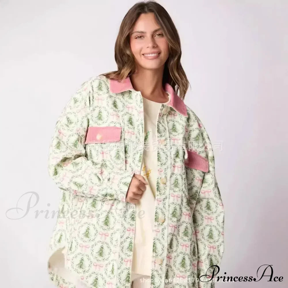 European American Christmas Jacket Coat