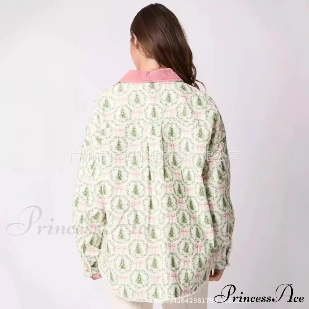 European American Christmas Jacket Coat