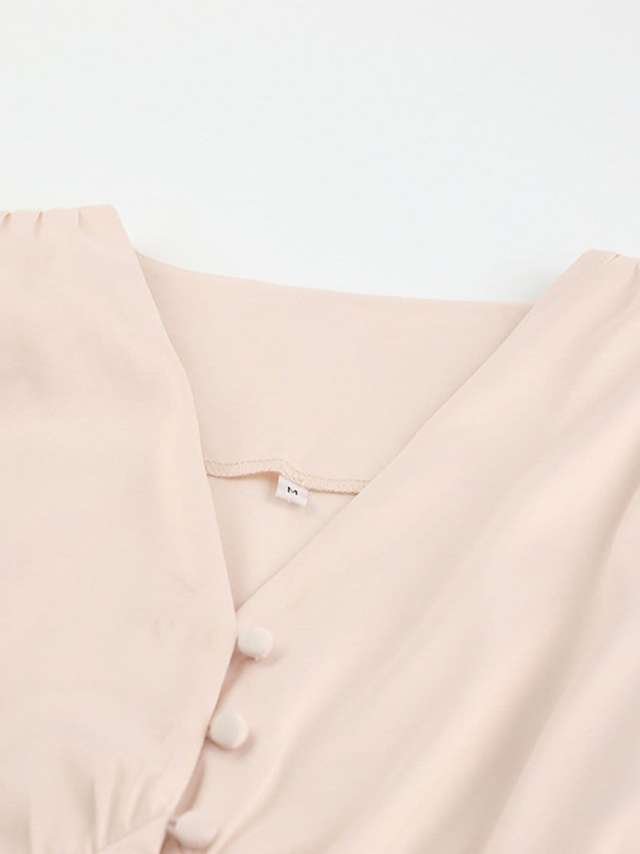 Breasted Midi Dress - Fashionpara