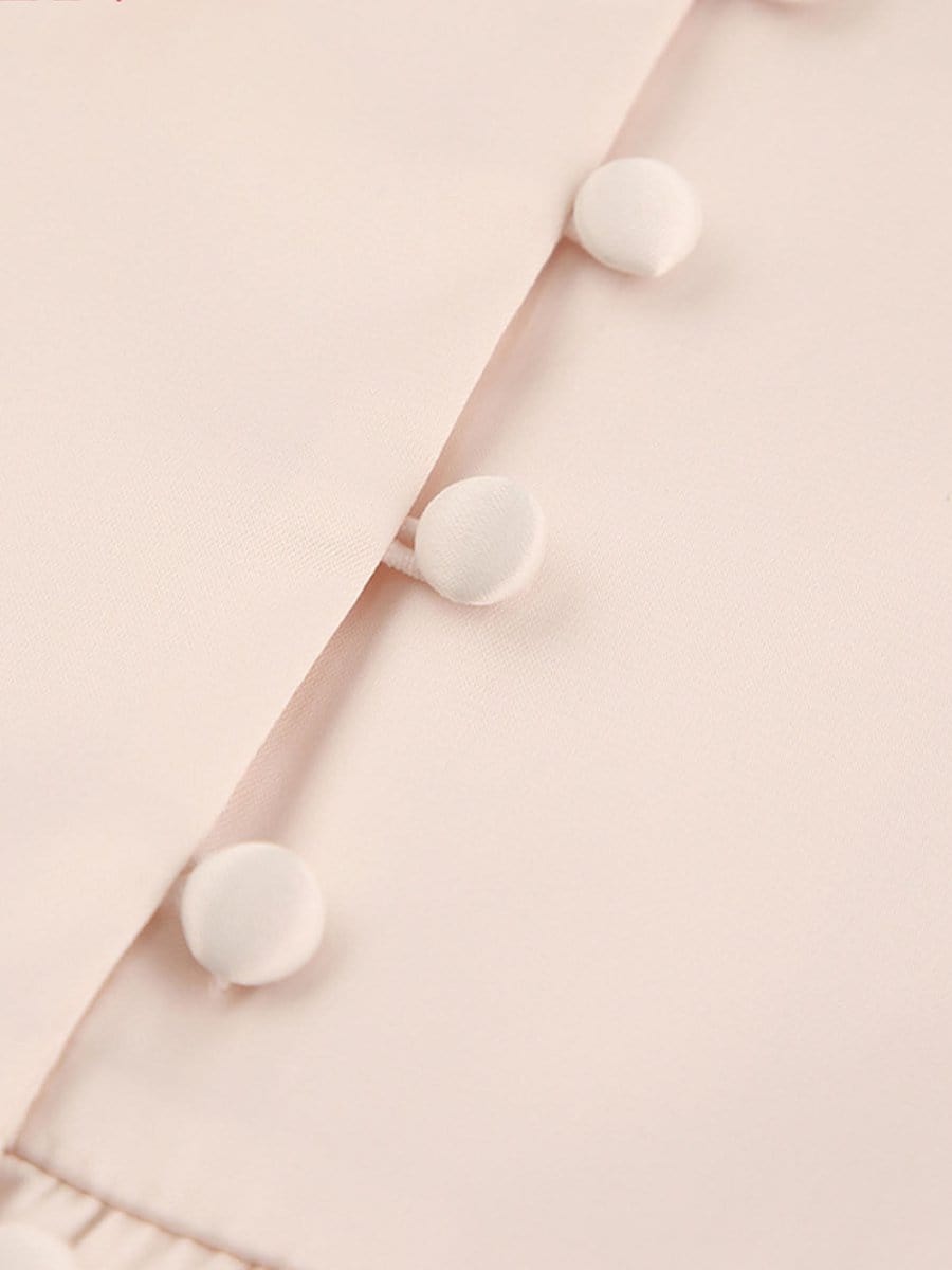 Breasted Midi Dress - Fashionpara