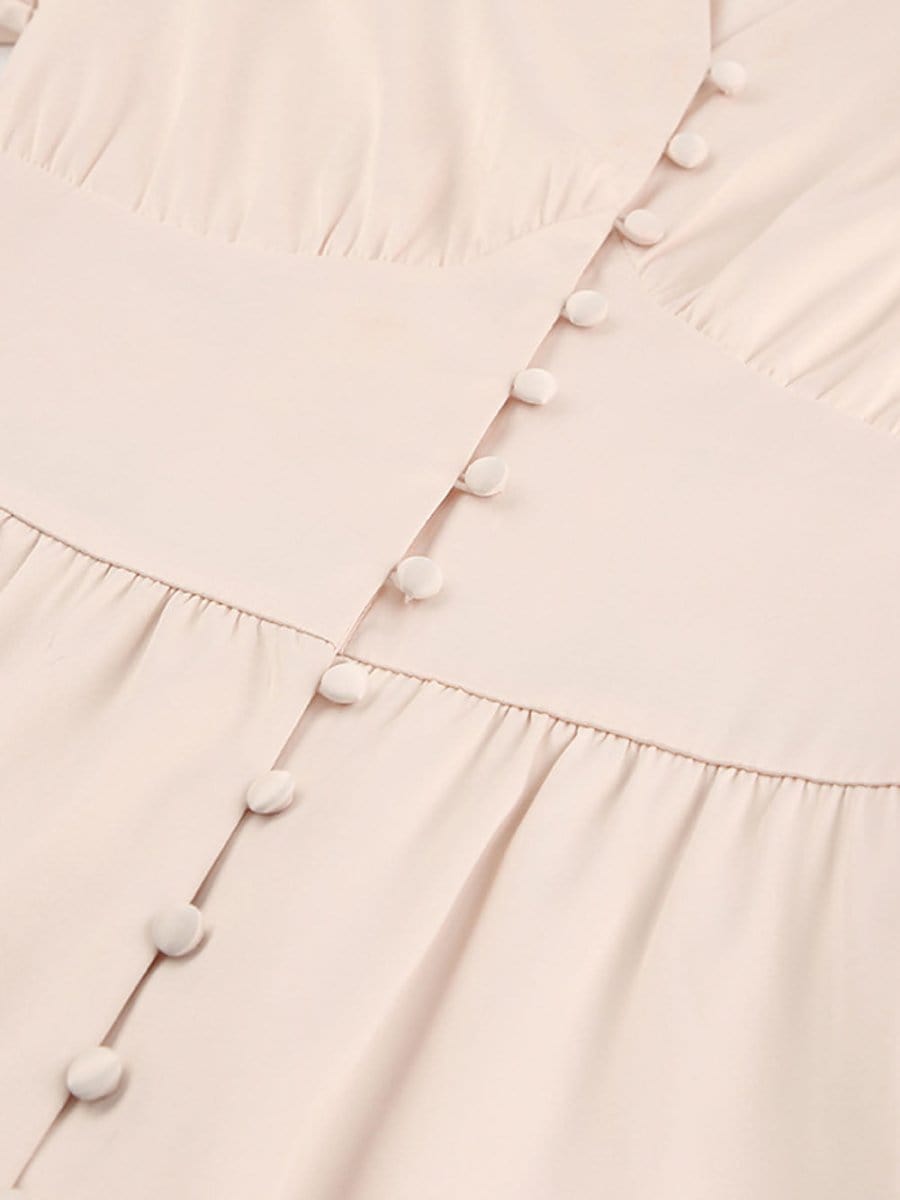 Breasted Midi Dress - Fashionpara