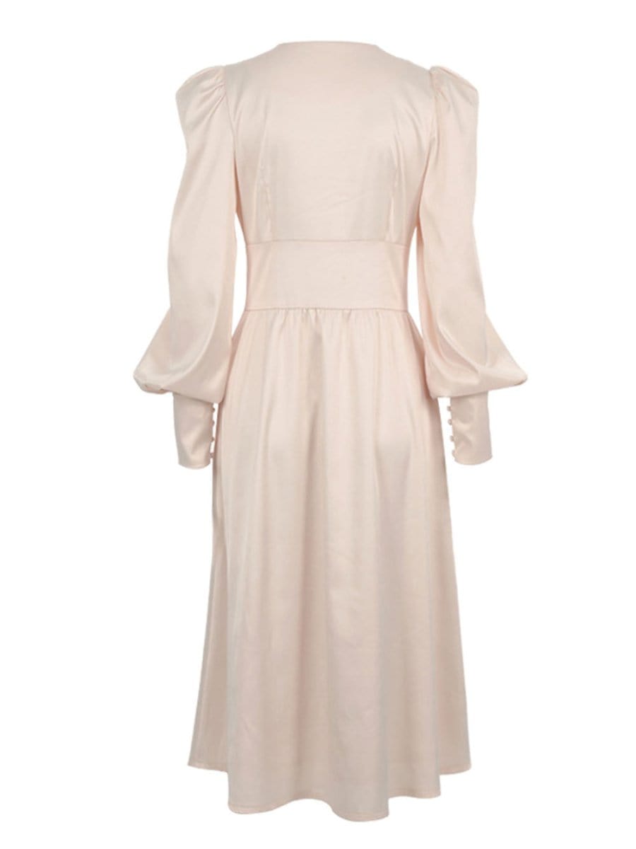 Breasted Midi Dress - Fashionpara