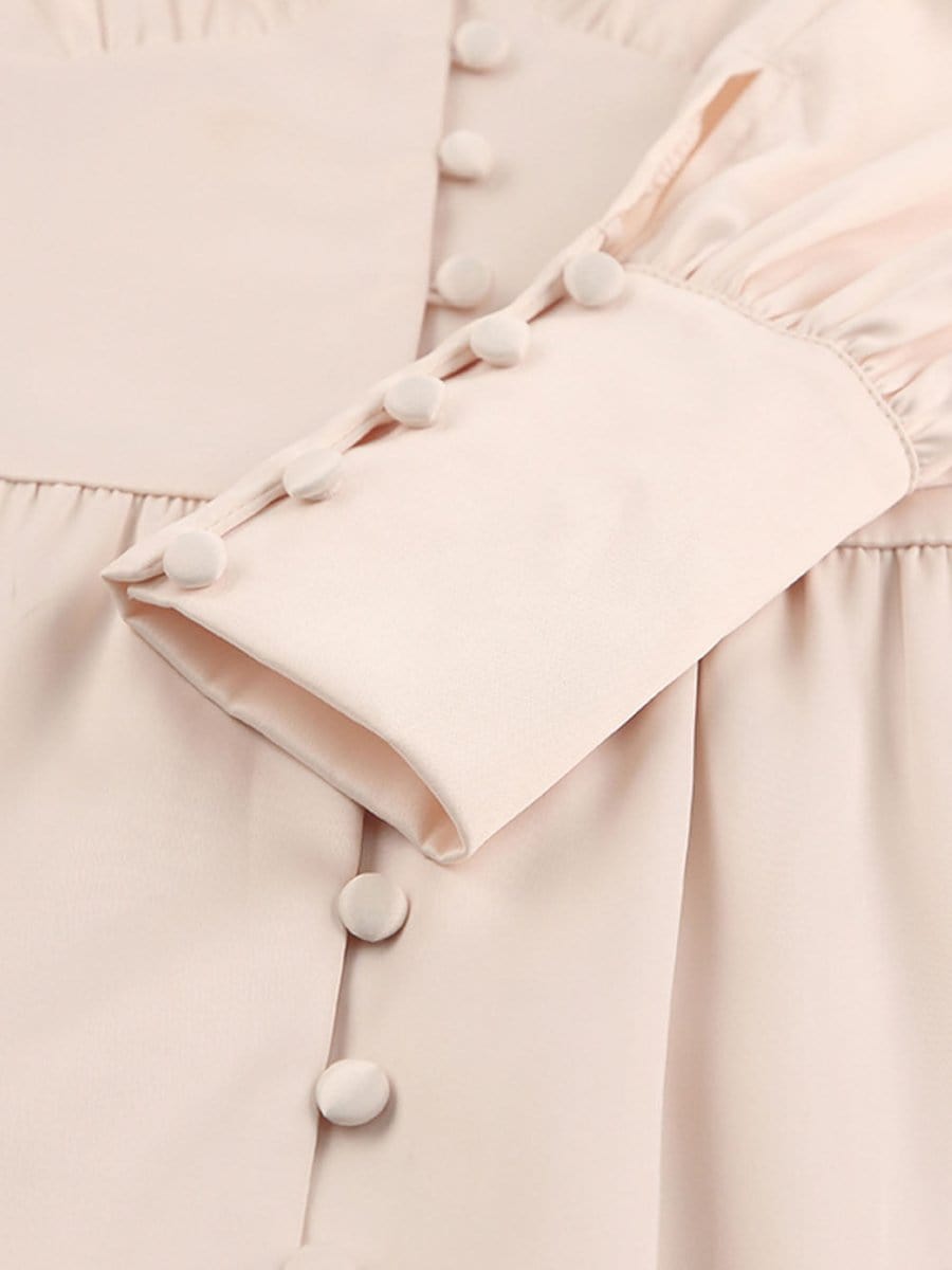 Breasted Midi Dress - Fashionpara