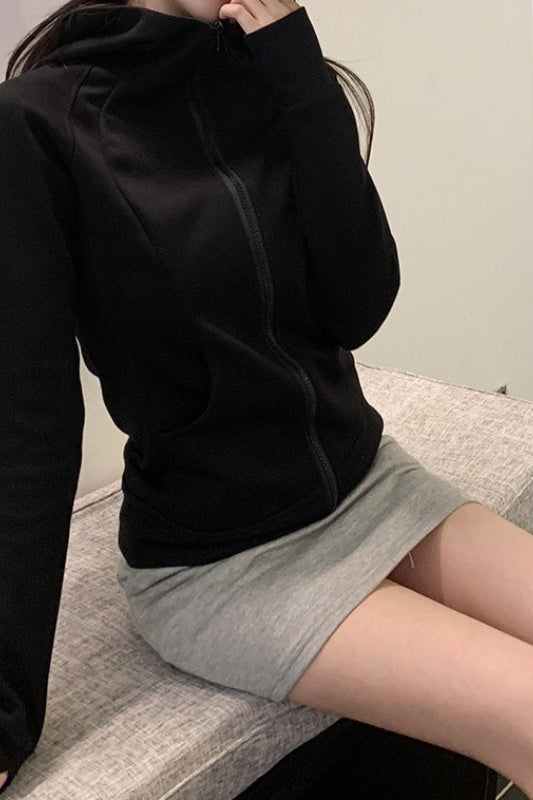 Fitted Performance Print Hoodie
