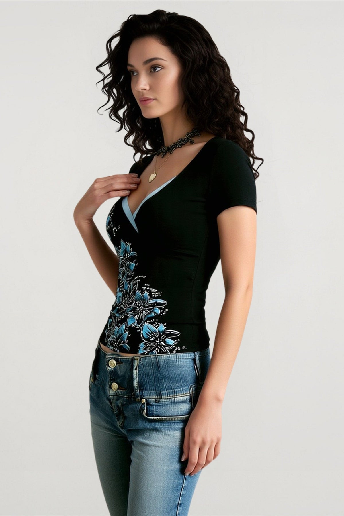 Floral Crop Top