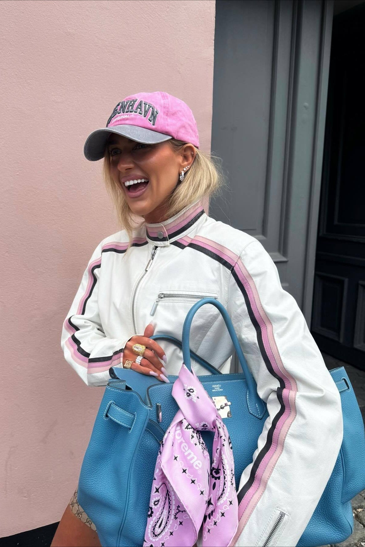 Colorblock Panel Faux Leather Coat for Stylish Comfort