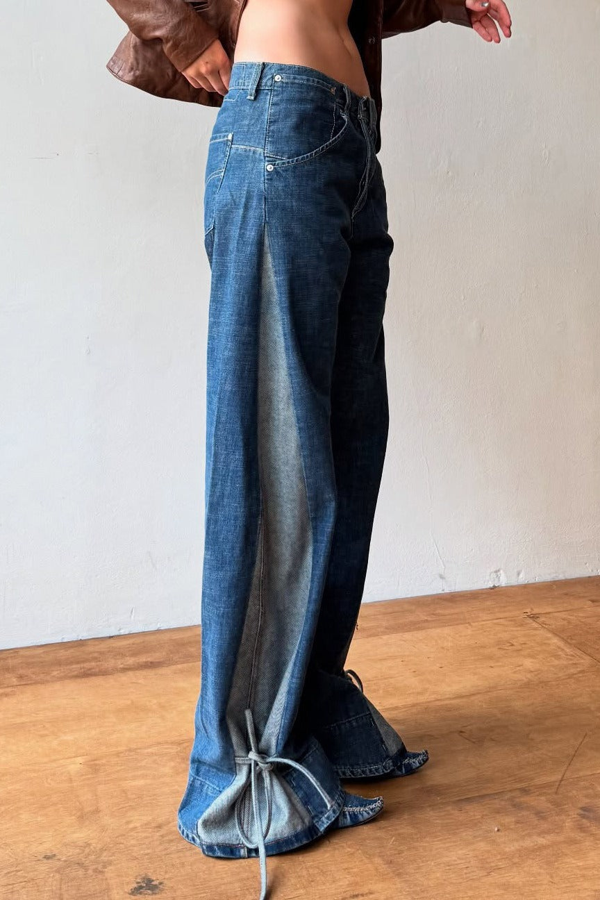 Vintage High-Waist Straight-Leg Jeans