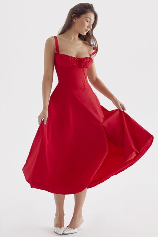 Bustier A-Line Slip Dress - View 5