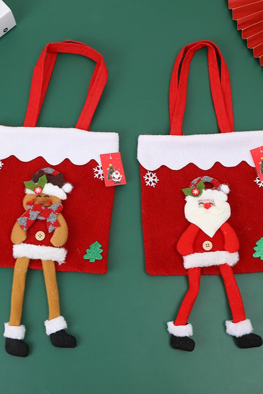 Santa Claus Festive Party Tote Gift Bag