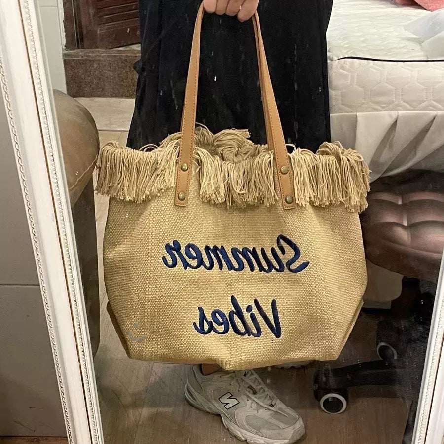 Tassel Canvas Bag