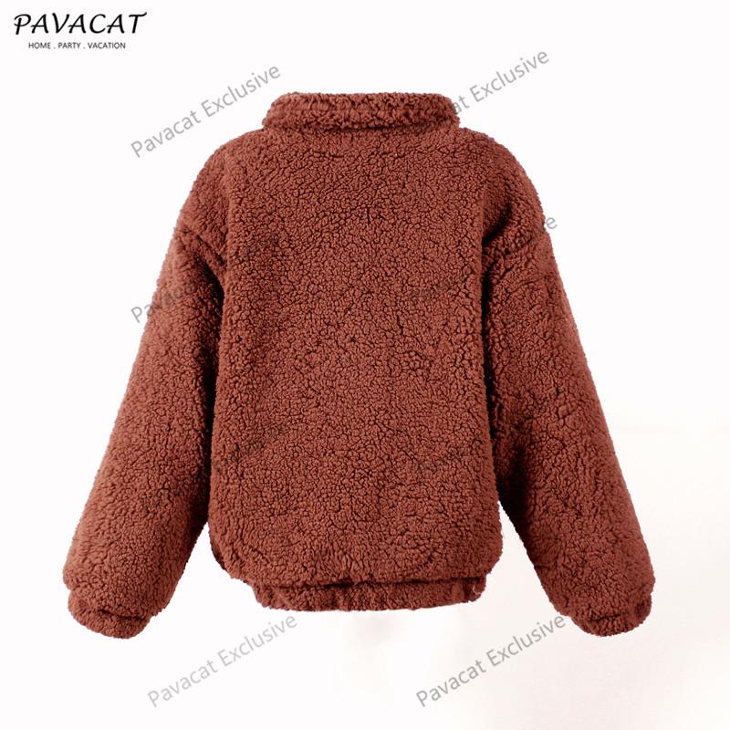 Oversized Faux Lambswool Coat for Cozy Winter Style