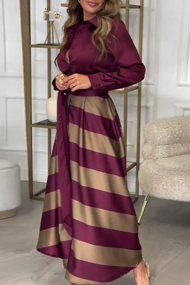 Lace Off Shoulder Backless Long Sleeve Maxi Dress - View 7
