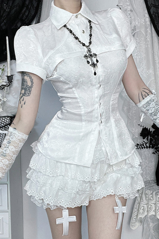 Fitted Lolita Lace Blouse