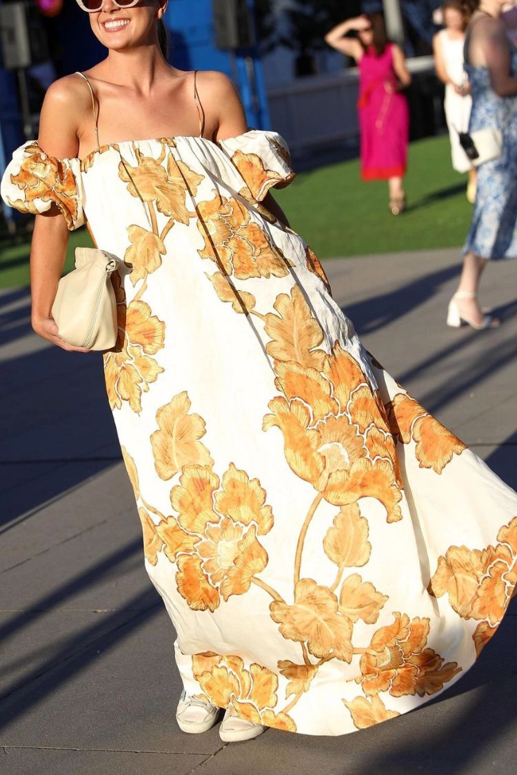 Floral Print Sling Dress - Fashionpara