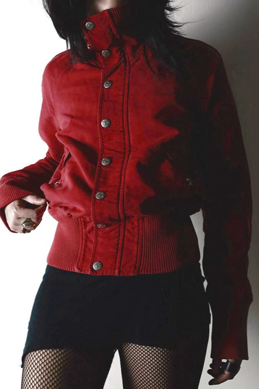 Urban Stand Collar Zip Detail Jacket