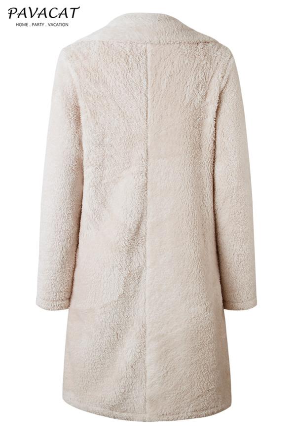 Luxurious Longline Faux Fur Coat for Ultimate Warmth