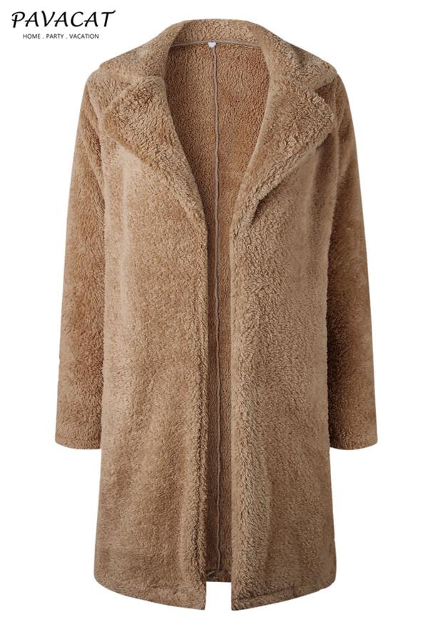 Luxurious Longline Faux Fur Coat for Ultimate Warmth