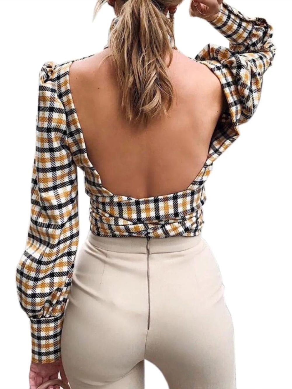Backless Shirt - Fashionpara