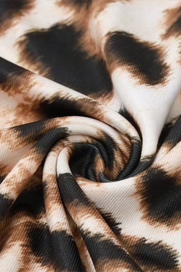 Sexy Vintage Leopard Cami Maxi Dress